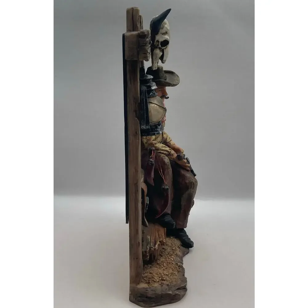 Picture Frame 3D Western Scene Cowboy Home Decor - Over 2.5lbs - Well Made